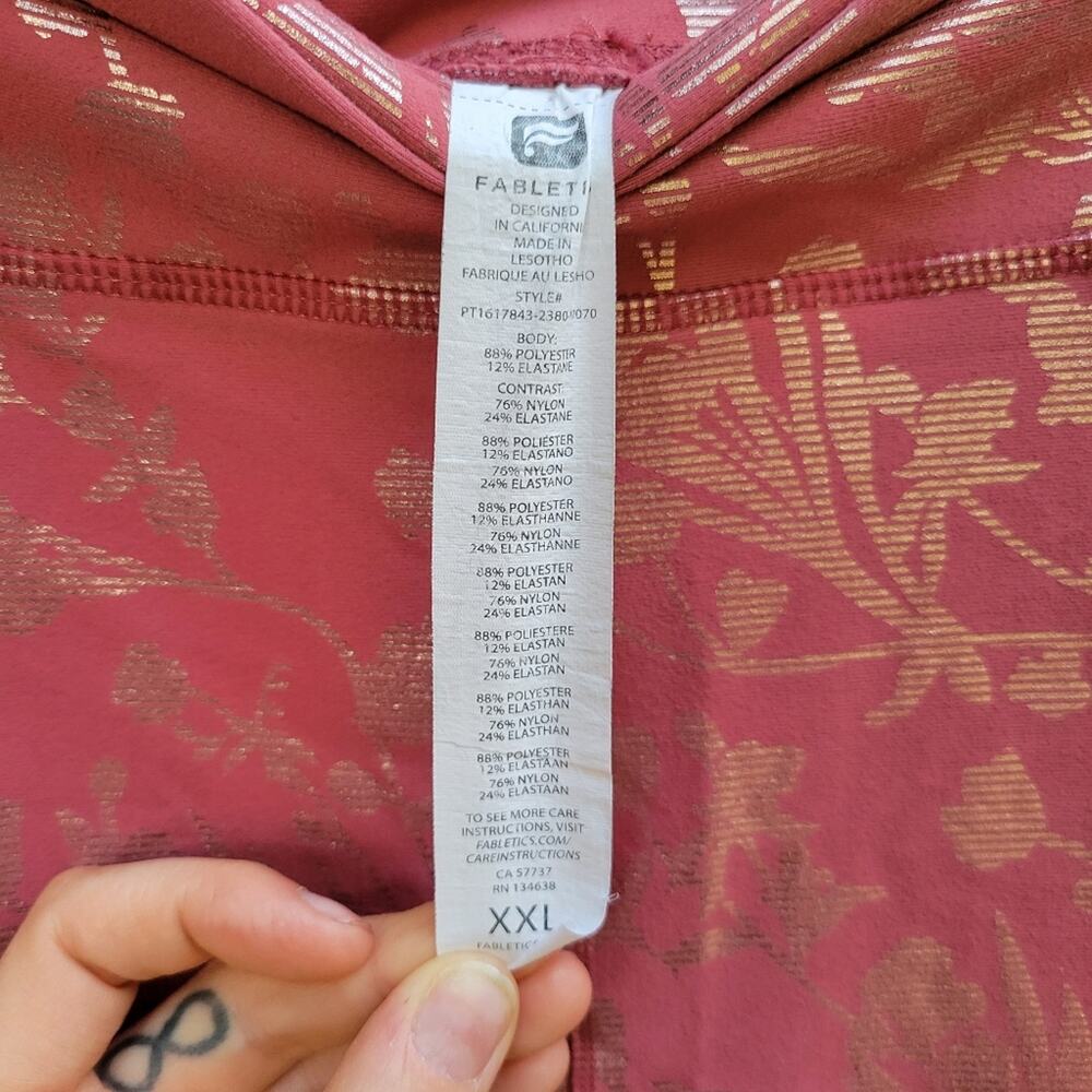 Fabletics Define High Waisted Leggings Xxl - image 4
